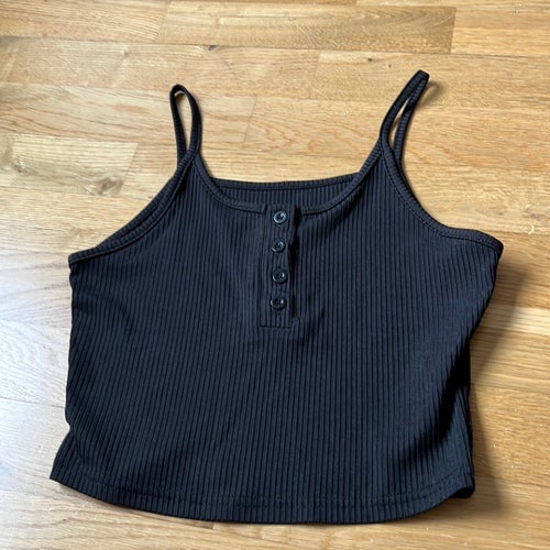 Svart topp S