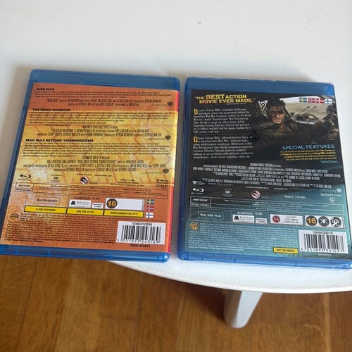Mad Max Collection & Mad Max Fury Road Blu-ray