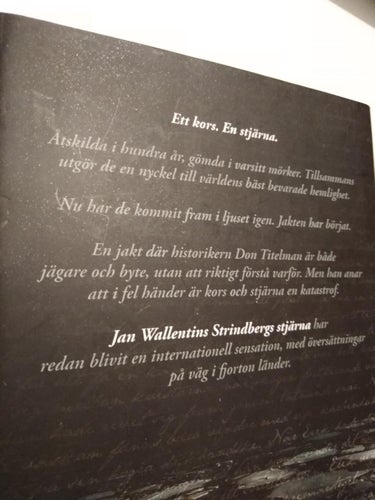 Strindbergs stjärna - Jan Wallentin, bok inbunden Very Fine