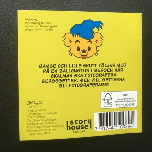 BAMSE OCH BERGSGETEN - KÄRNAN bok i pixi format