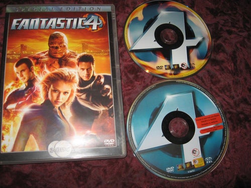 FANTASTIC 4 (JESSICA ALBA,IOAN GRUFFUDD,JULIAN MCMAHON) 2-DISC DVD