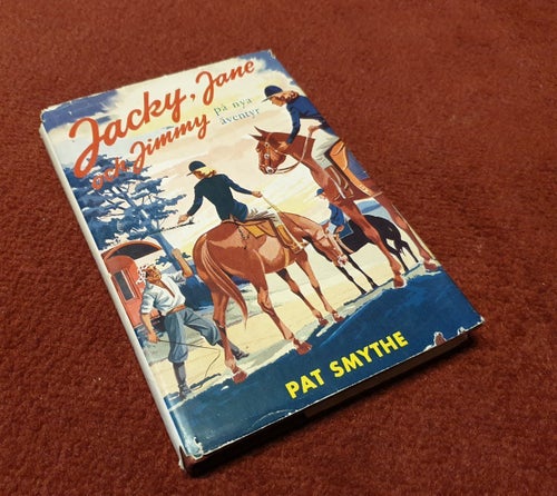 Jacky, Jane och Jimmy på nya äventyr - Pat Smythe, år 1958, 160 sidor