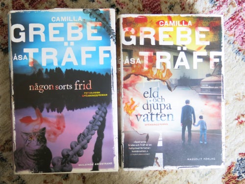Camilla Grebe och Åsa Träff - 2 böcker .
