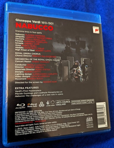 Verdi - NABUCCO - Plácido Domingo - Blu-ray