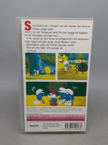 Smurfarna - Den gyllene Smurfen - Svenskt tal - VHS