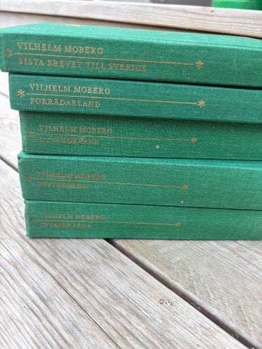 Vilhelm Moberg - Utvandrarserien (5 böcker)