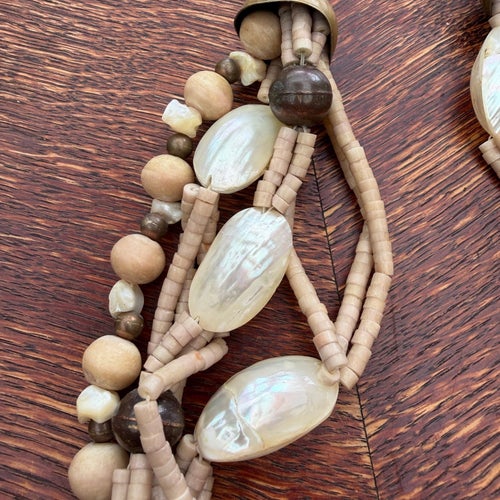 Marrakech handgjort halsband i naturmaterial