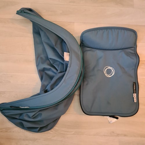 Bugaboo Cameleon 3 klädsel med förlängd sufflett, plastskena ingår