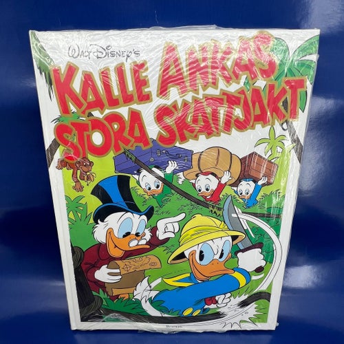 Kalle Ankas Stora Skattjakt (1990) – INPLASTAD JAG-BOK / Richters