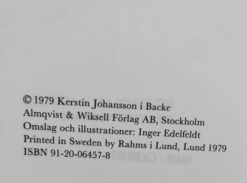 DE OSYNLIGA Kerstin Johansson i Backe 1979