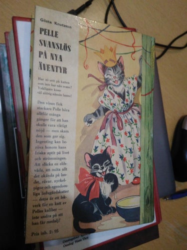 Pelle Svanslös på nya äventyr av Gösta Knutsson. 1954. Very Good plus