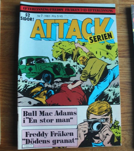 Attack serien 1983 NR 7 sista numret
