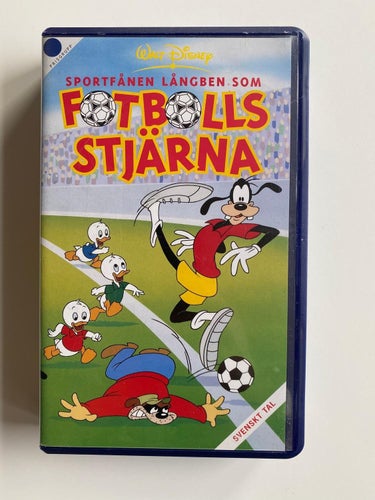 Walt Disney - Sportfånen Långben som fotbollsstjärna - VHS