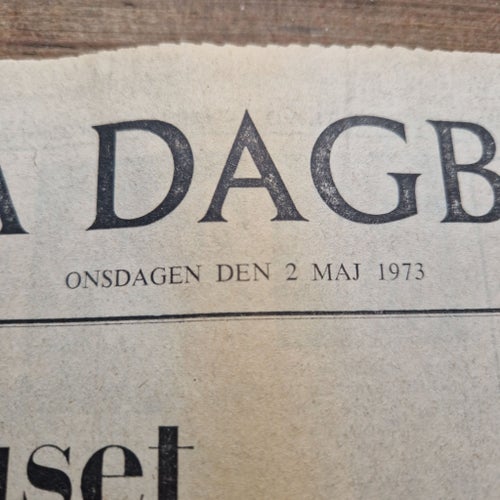 Svenska Dagbladet 2 maj 1973