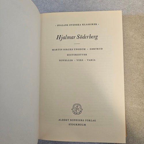 Hjalmar Söderberg - Svalans Svenska Klassiker