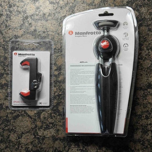 Manfrotto Bordstativ och Smartphonehållare