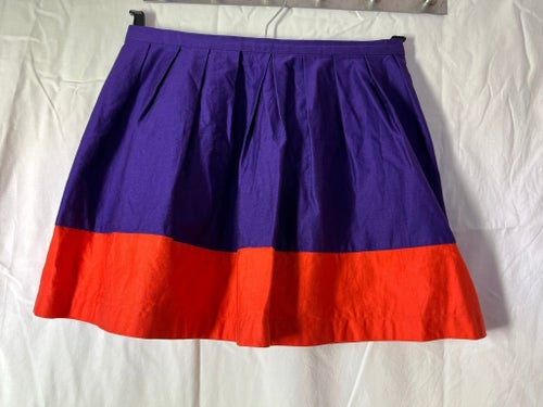 Topshop lila/orange kjol, storlek EUR 36, US 4, UK 8