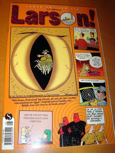 LARSON (svensk) NY OLÄST Nr 8 2006