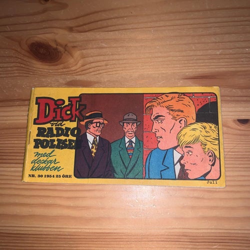 Dick vid radiopolisen 1954 nr 30 (baksidan saknas)