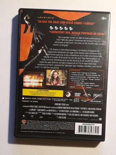 V för Vendetta (2005) - Natalie Portman, Hugo Weaving, Stephen Rea m.fl. - 2xDVD