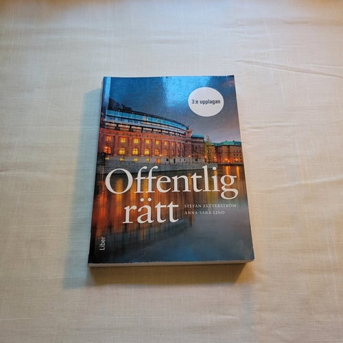 Offentlig rätt av Stefan Zetterström och Anna-Sara Lind, 2018