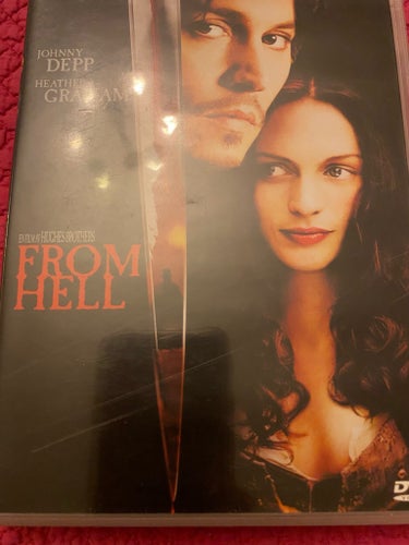 From Hell DVD, 2001. Johnny Depp