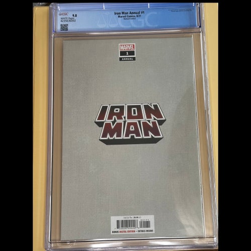 CGC 9.8 Iron Man Annual #1 Marvel Comics, 8/21