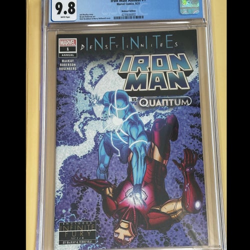 CGC 9.8 Iron Man Annual #1 Marvel Comics, 8/21