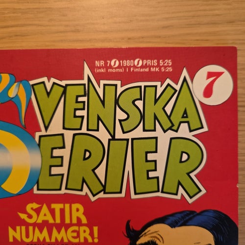 Svenska Serier Nr 7, 1980