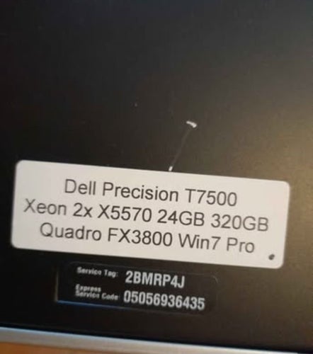 Dell Precision T7500 Workstation