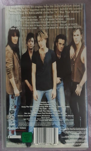 VHS PAL 1993 BON JOVI - Keep the Faith Videos