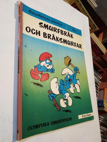 Smurfernas äventyr Peyo Smurfbråk och bråksmurfar 2:a upplagan. Very Good plus