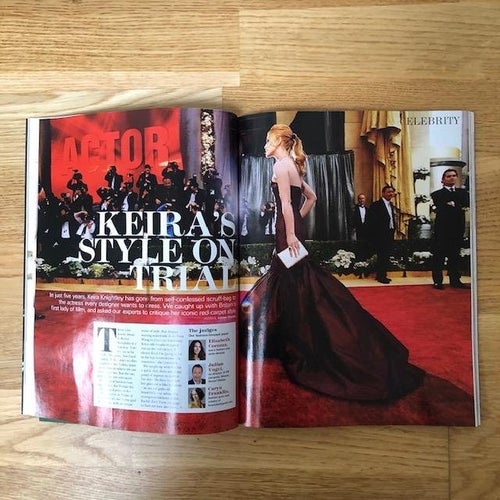 EVE Vintage Magazine April  2008 - Keira Knightley Front Cover