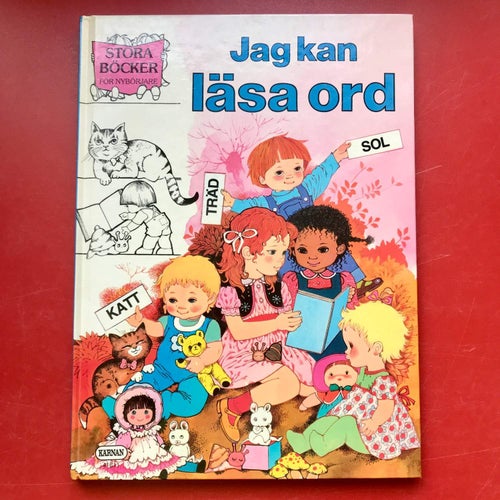 JAG KAN LÄSA ORD Stora böcker för nybörjare Kärnan förlag 1983