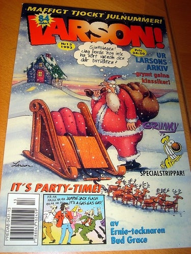 LARSON (svensk) NY OLÄST Nr 13 1993 !! Extra tjockt