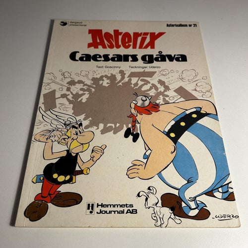 Asterix #21 - Caesars gåva, 1:a upplaga, samlarex! FN+