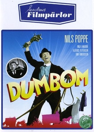Dumbom (1953) Nils Poppe med Inga Landgré, Hjördis Petterson, Ulf Johanson.