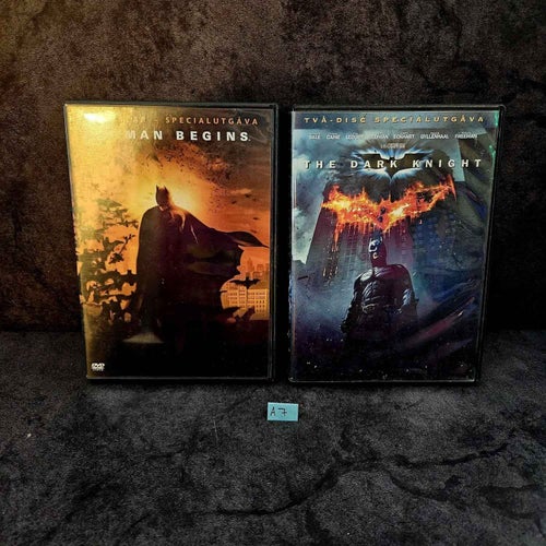 DVD, Film, Batman begins, The dark knight