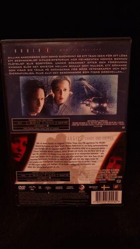 Arkiv X - Fight the Future/Want To Believe (DVD) David Duchovny - OOP/Utgången