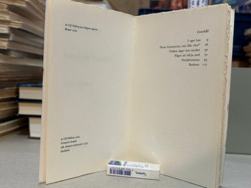 Något att börja med av Ulf Oldberg. Bok. Very good plus