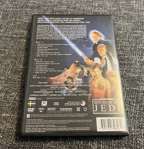 STAR WARS - JEDINS ÅTERKOMST (1983) SVENSK LIMITED EDITION, ORIGINALVERSIONEN!