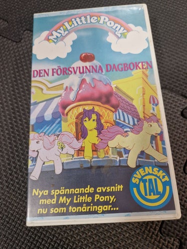 My little pony - den försvunna dagboken - VHS raritet