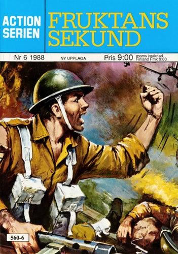 Actionserien Serietidning 1988 nr 6 – Fruktans sekund (Oläst arkivex)