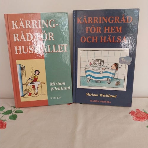Kärringråd av Miriam Wicklund - Två böcker