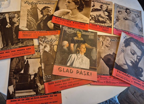 Antikt/vintage VeckoJournalen tidningar Nr. 11-20 från 1946