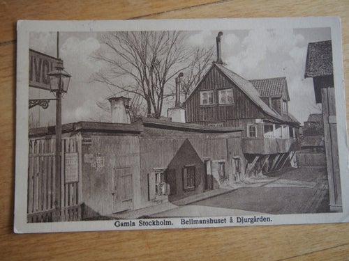 Bellmanshuset Djurgården Stockholm Skrivet 1924