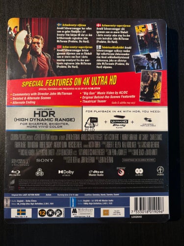 Last Action Hero (4K Ultra HD + Blu-ray) Limited Edition Steelbook
