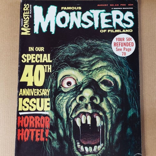 Famous Monsters of Filmland 1966 AUG F Pris 595 Frakt 89