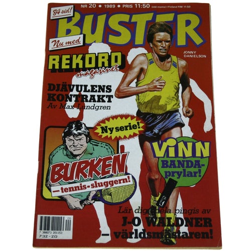Buster - 1989 - NR 20- Rekordmagasinet med IFK Norrköping