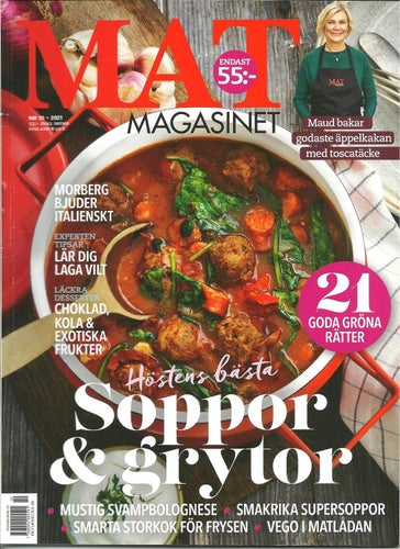 Mat Magasinet Nr. 10 2021 - Lär dig laga vilt/Morberg bjuder